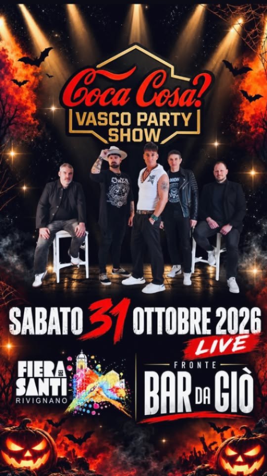 Coca Cosa? Notte Bianca Fiera dei Santi Bar Da Gio Rivignano