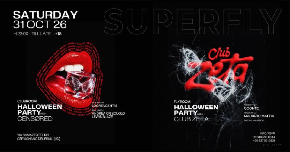 Halloween Fly – Superfly – Entertainment Space – Cervignano Del Friuli