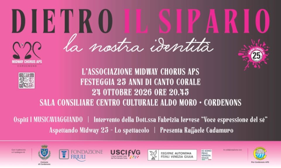 A Cordenons per il festival magredimusica Dietro il sipario – la nostra identità