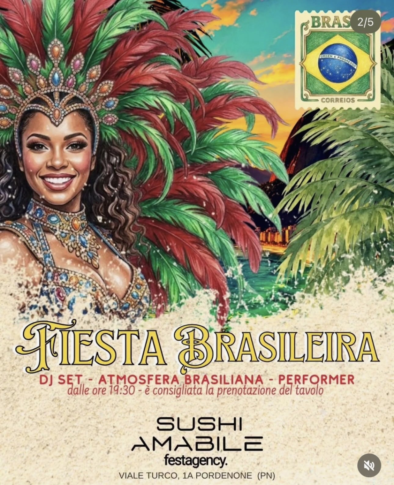 Sushi Amabile - Serata Brasileira