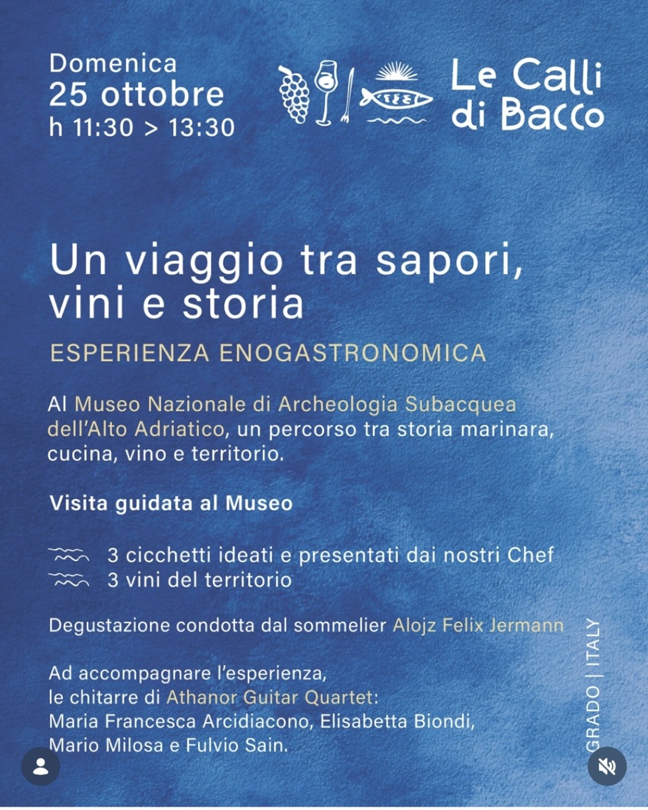 Le Calli di Bacco - Un viaggio tra sapori, vini e storia