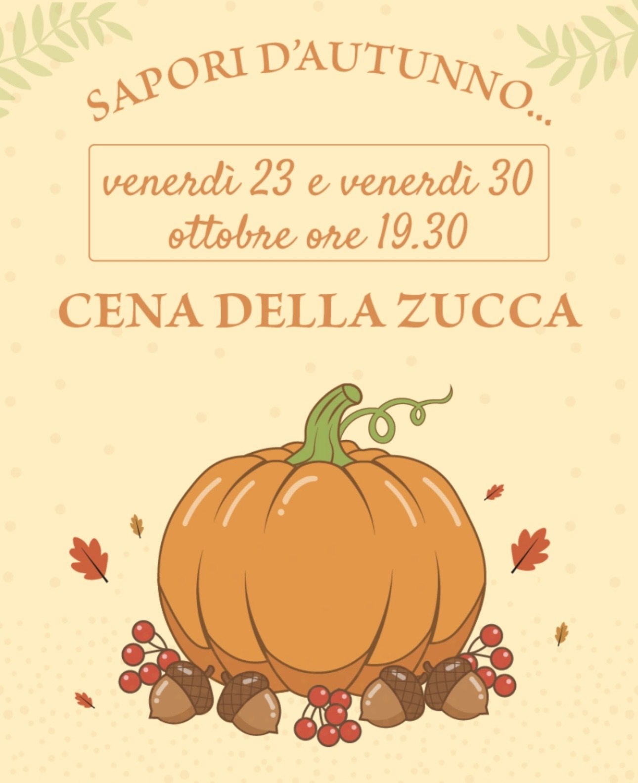 Agriturismo Pelos - Cena della Zucca