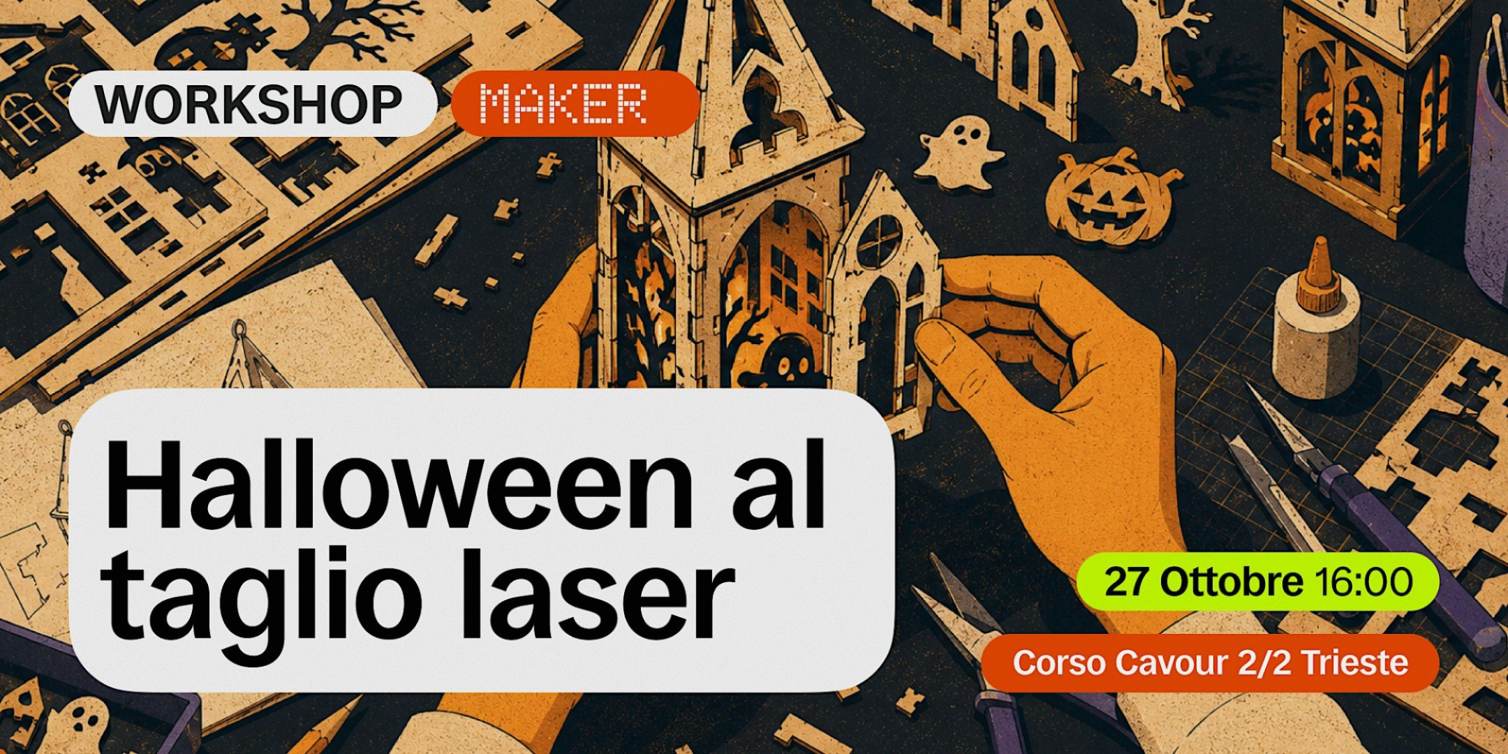 Halloween al laser - Workshop